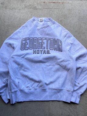 Vintage Y2K Champion Georgetown Reverse Weave Sweatshirt